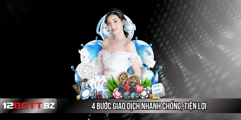 4 bước giao dịch nhanh chóng, tiện lợi